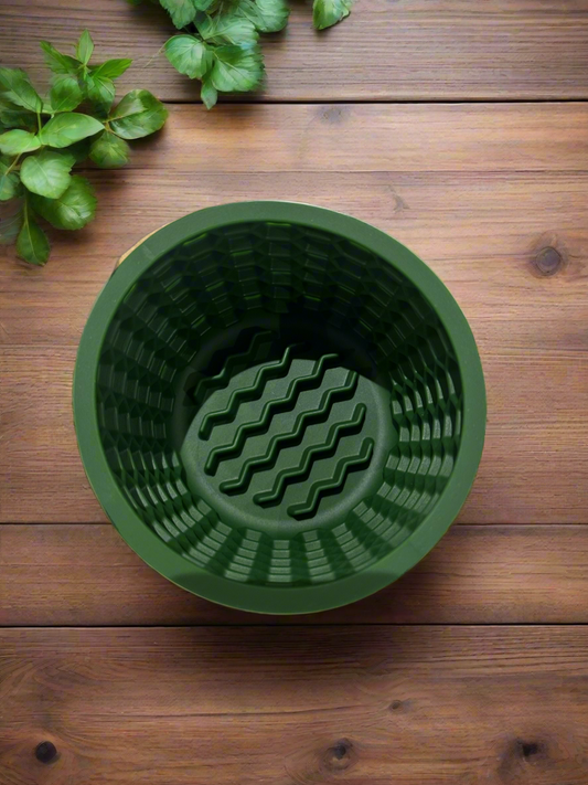 Large Green lick pot